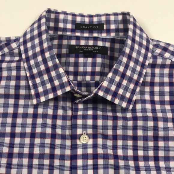 Banana Republic Other - BANANA REPUBLIC Mens Large Blue Oxford Dress Shirt